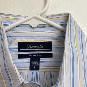 100% Cotton Faconnable Short Sleeve Shirt. Gently Used in Excellent Condition.